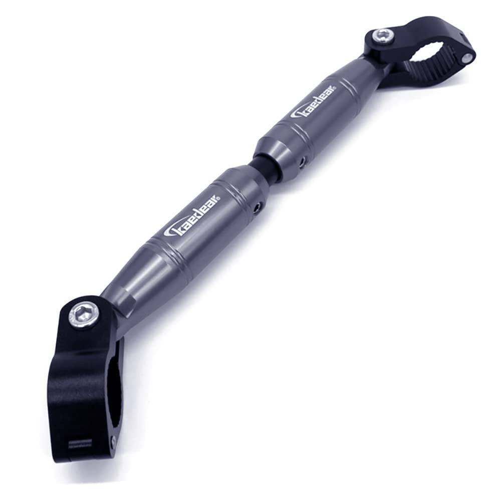 

Kaedear Велосипедный руль Распорка Переменная регулировка Стандартный руль Алюминиевый зажим Крепление на планку Длина 22,2 мм 330-200 мм KDR-HB1 (Черный/Титан)