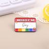 Funny Enamel Brooches Asexual Trans Gay Lesbian Pride Lapel Pins Cute Badges for Backpack Jacket Decoration