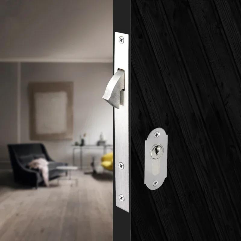 Stainless steel sliding door and window lock anti-theft security furniture hardware floor lock sliding door lock accessories