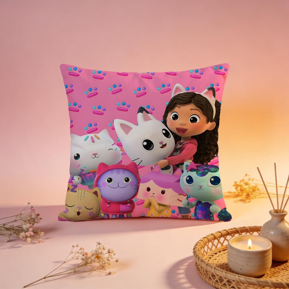 Fashion GGabbys Dollhouseful Cushion Cover Comfortable Durable Pillow Cover MultiScene for Home Office Car Sofa