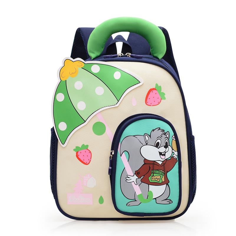 Boys and Girls Kindergarten Schoolbag 3-6 Years Old Baby Children's Backpack Cute Cartoon Small Medium and Large Class Backpack