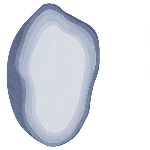 Light Luxury Living Room Decoration Plush Carpet Simplicity Irregular Rugs for Bedroom Oval Lounge Rug Large Area Soft Floor Mat