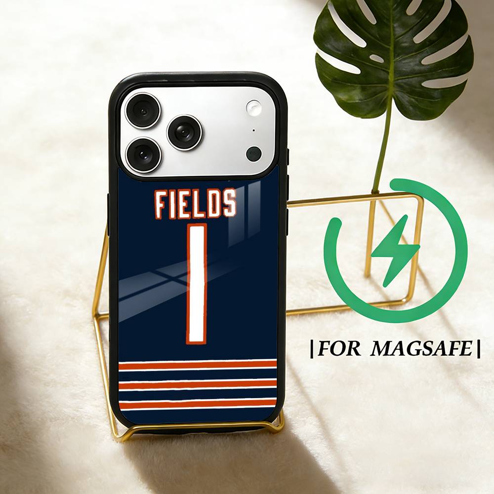 J-Justin Fields 1 Wallpaper Phone Case For iPhone 17,16,15,14,13,12,Plus,Pro,Max For Magsafe Magnetic Wireless Charge