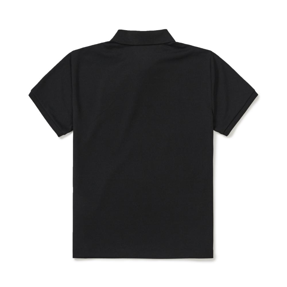 SNOWPEAK Pique Women's Basic Polo T-shirt Black (S26MWFPS67)