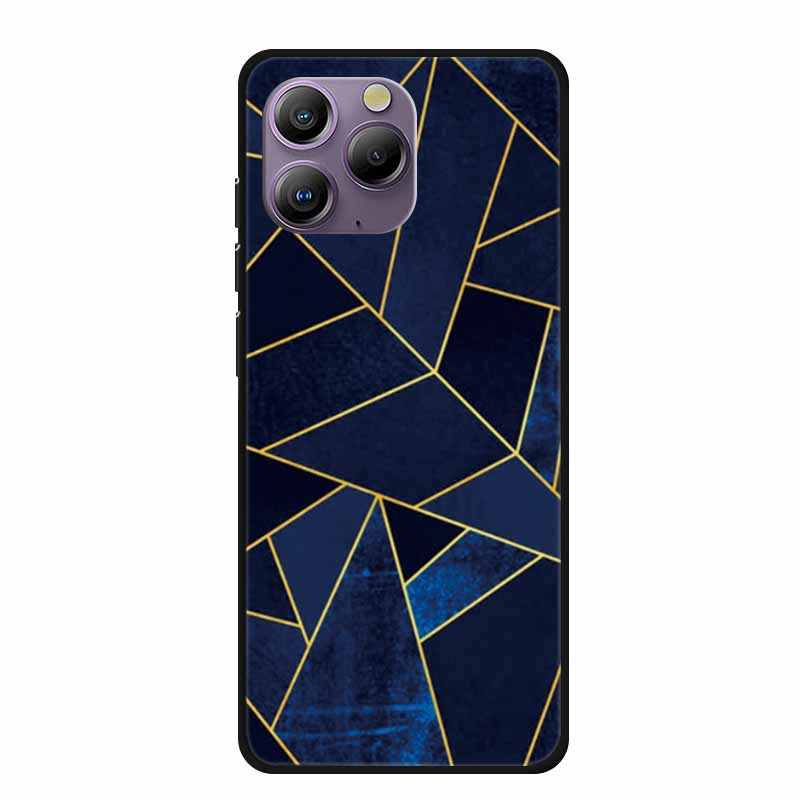 Copertura Morbida Spazio per Custodia Blackview A96 Fiore TPU Gatto Custodie in Silicone per BlackviewA96 Cover Shell Amorevole Antiurto