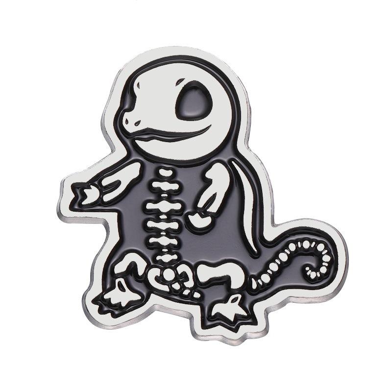 

Cartoon Alloy Stylish Brooches With Whimsical Skeletons And Ghosts For All Ages XZ9198