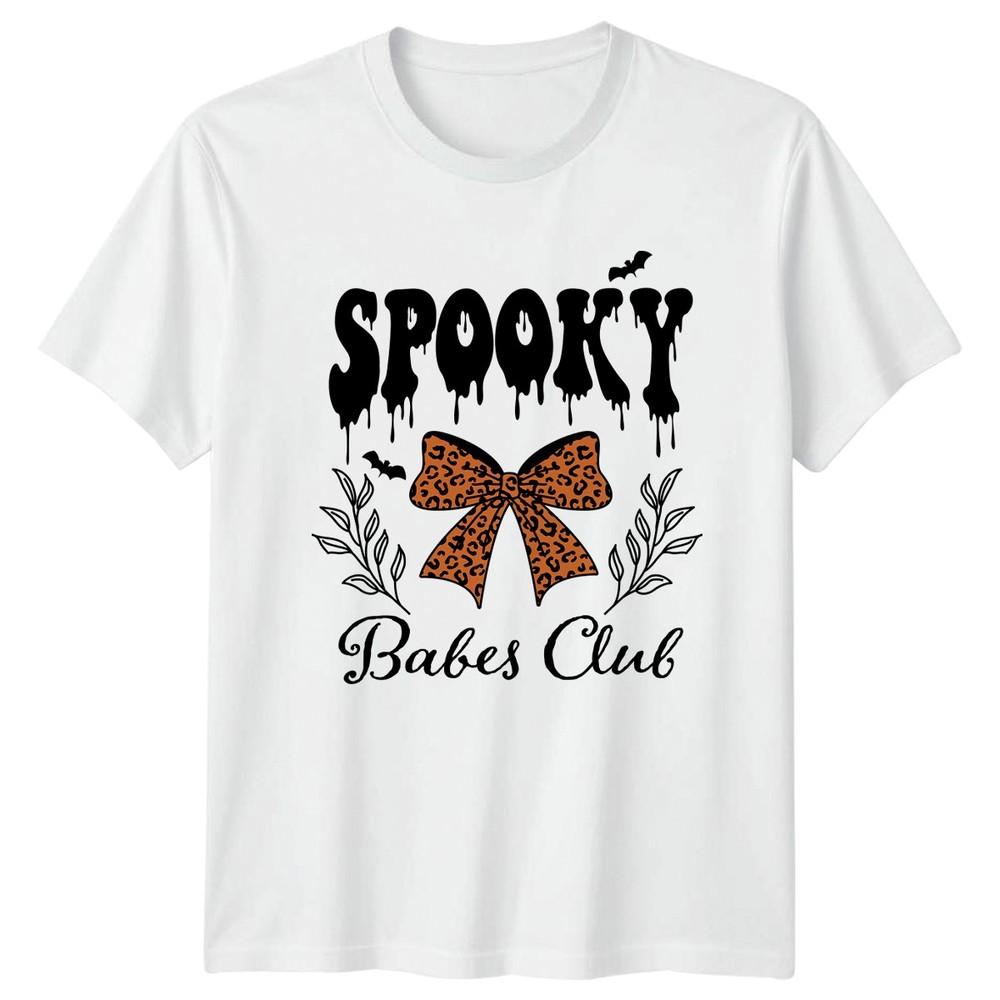 Spooky Babes Club Unisexs TShirt Coquette Halloween Gift For Her S