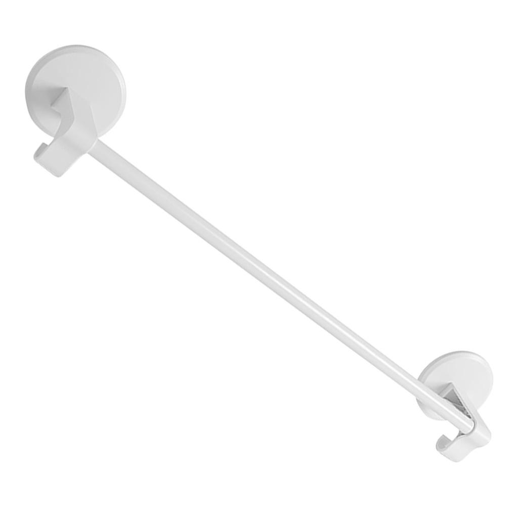 Bathroom Storage Rack Wall Mounted Towel Hanging Rack Plastic Toilet Holder Decoration