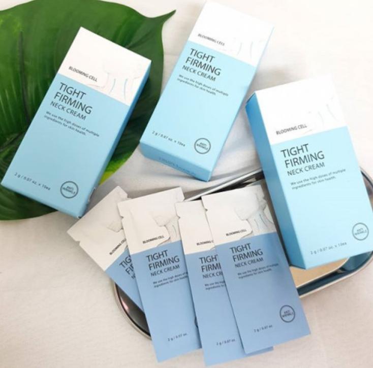 [Blooming Cell] Straffende, straffende Halscreme 2 g x 10 Stück