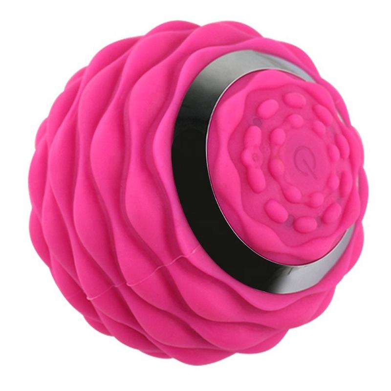 Yoga Silicone Fascia Ball Deep Muscle Relaxation Foot Massage Ball(Rose