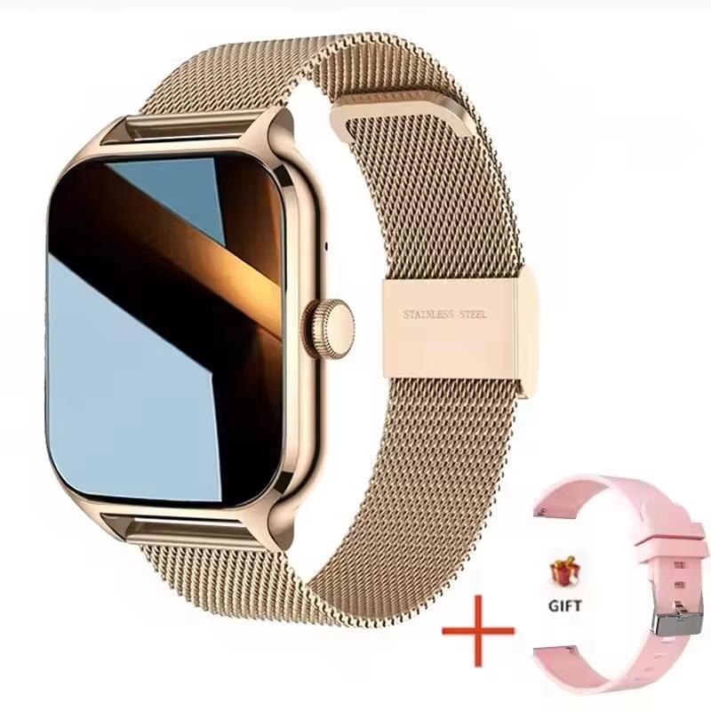 Smart Watch  New 2.01 Inch Full Touch Screen Heart Rate Tracker Bluetooth Call Sport Smartwatch For Men Women
