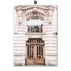 Wall Art Beige Paris Vintage Building Champagne Flower Fashion Girl Living Room Decor Canvas Painting Posters And Prints Picture