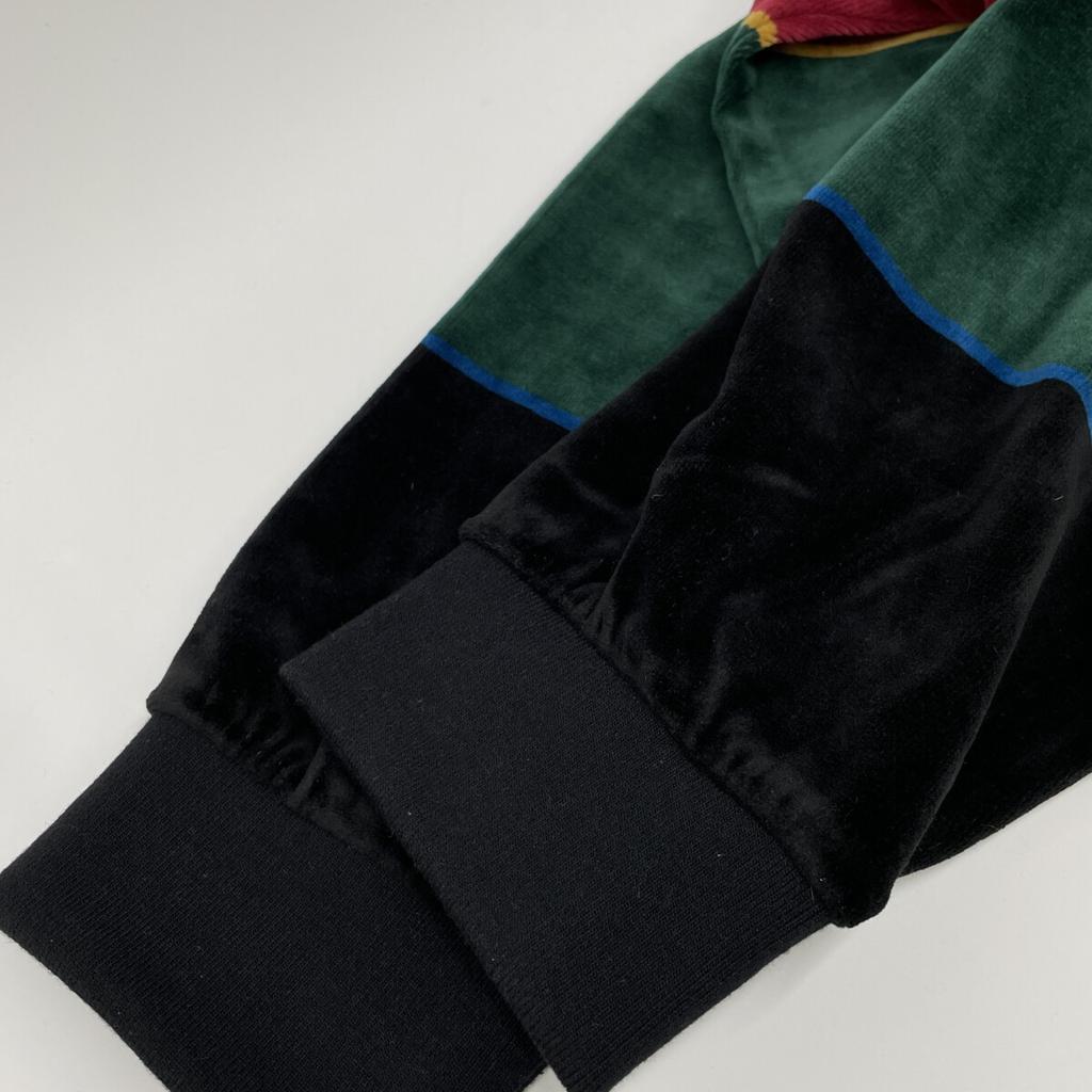 Supreme Multicolor 19AW Border Velvet Rugby Shirt tops L multicolorUsed