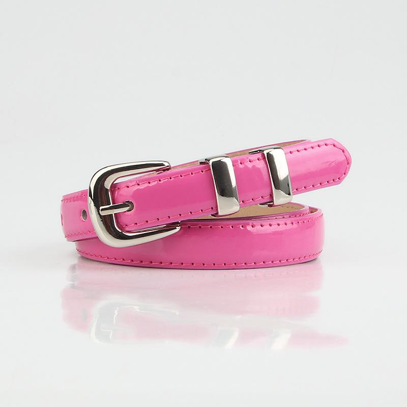 Nouveau Produit Ceinture pour Femme Style Étranger Simple Ceinture Décorative Mode Polyvalente Ceinture pour Jean pink