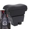 Für Skoda FABIA Armlehnenbox Für Skoda Fabia II 2 Auto Armlehne 2008-2014 Gebogene Oberfläche Leder Auto Aufbewahrungsbox Einfache Installation