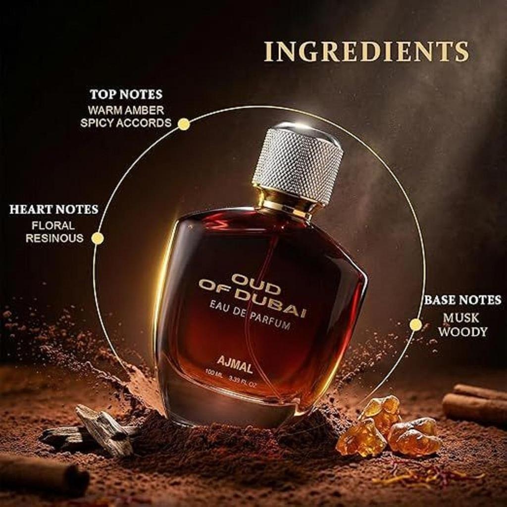Ajmal | Oud of Dubai - 100 ml | Parfém pro muže | Prémiový parfém | Eau De Parfum
