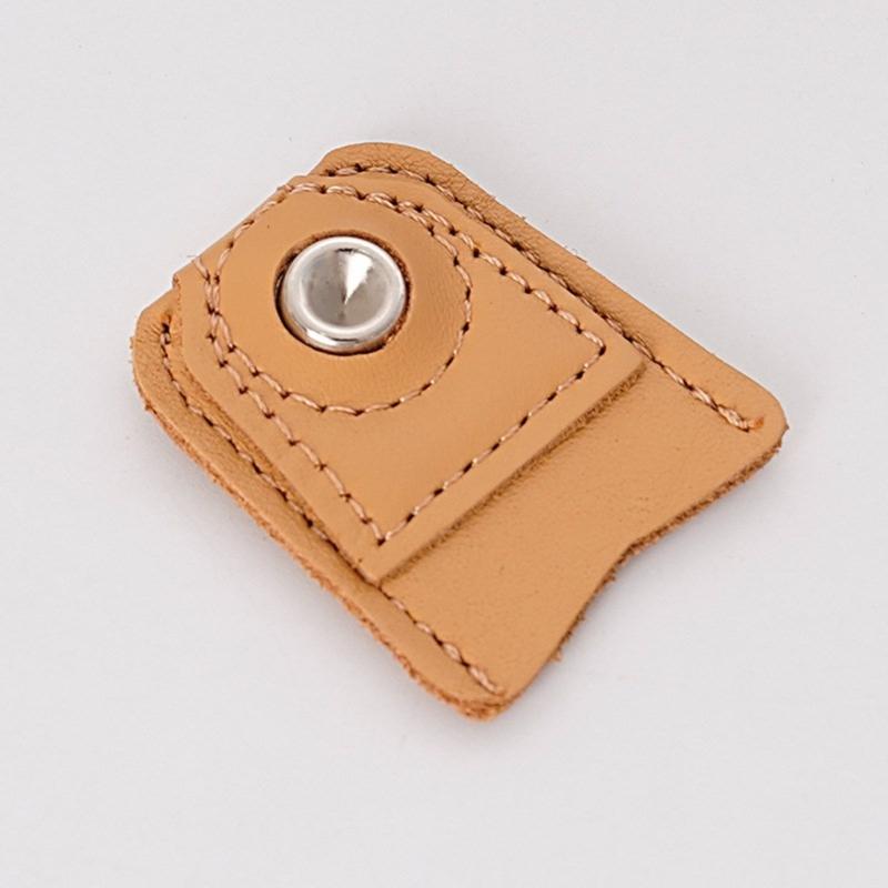 4Pcs Leather Thimble Sewing Thimble Sewing Finger Protectors for Hand Sewing Quilting Sewing Needle Embroidery Tool