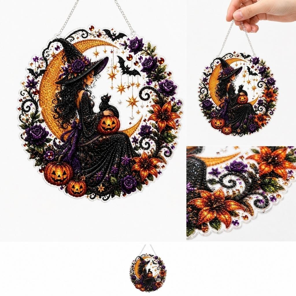 5D Acrylic Pendant DIY Ornament for Home Wall Decor