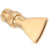 Brass Narrow Fan Jet Water Fountain Nozzle Spray Head Adjustable Pond Sprinkler(G1 2 Female Thread G3 4 Male Thread )