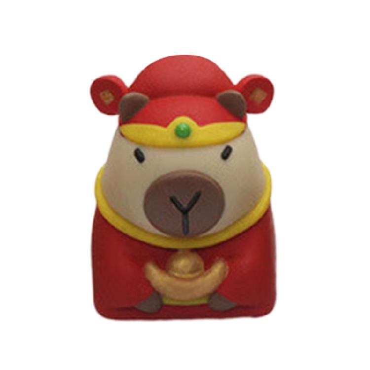 Farbverlauf Harz Tastenkappen mit Capybara Kunst Kompakte Größe Leichte Bauweise Für Mechanische Schalter