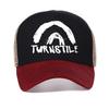 Cappellino da baseball cool con stampa DOUBLE RAINBOW Turnstile Cappellini della band Turnstile Unisex Grafico Rock Cappello casual moda Cappelli parasole traspiranti