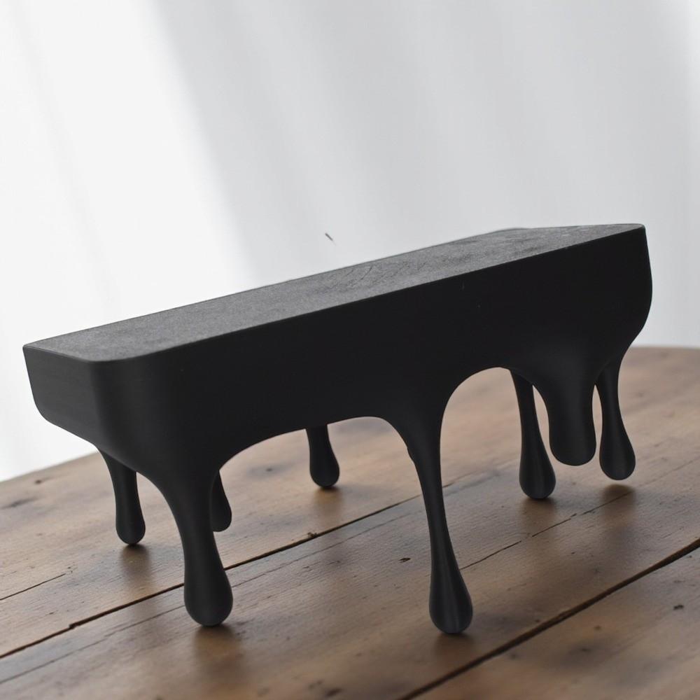 Wall-Mounted Melting Wall Shelf 3D Printed Wall Storage Rack Drip Floating Shelf Gaming Setup