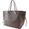 LOUIS VUITTON Neverfull GM Tote Bag N51106 Brown Damier canvas unisex Used