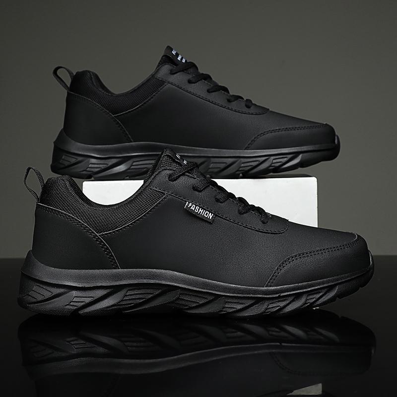 38-46 Men's Ultra-light Large-size Scrub Leather Surface Low-cost Sports Shoes