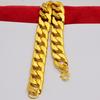 Alloy Gold Plated Bracelet  Imitation Gold Snake Bone Chain Twisted Chain Hip Hop Punk Bracelet