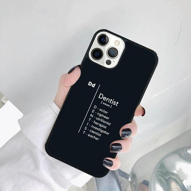 Funny Dental Dentist Quotes Phone Case Cover For iPhone 17 Air 15 Pro MAX 16 Plus 14 12 11 13 coque