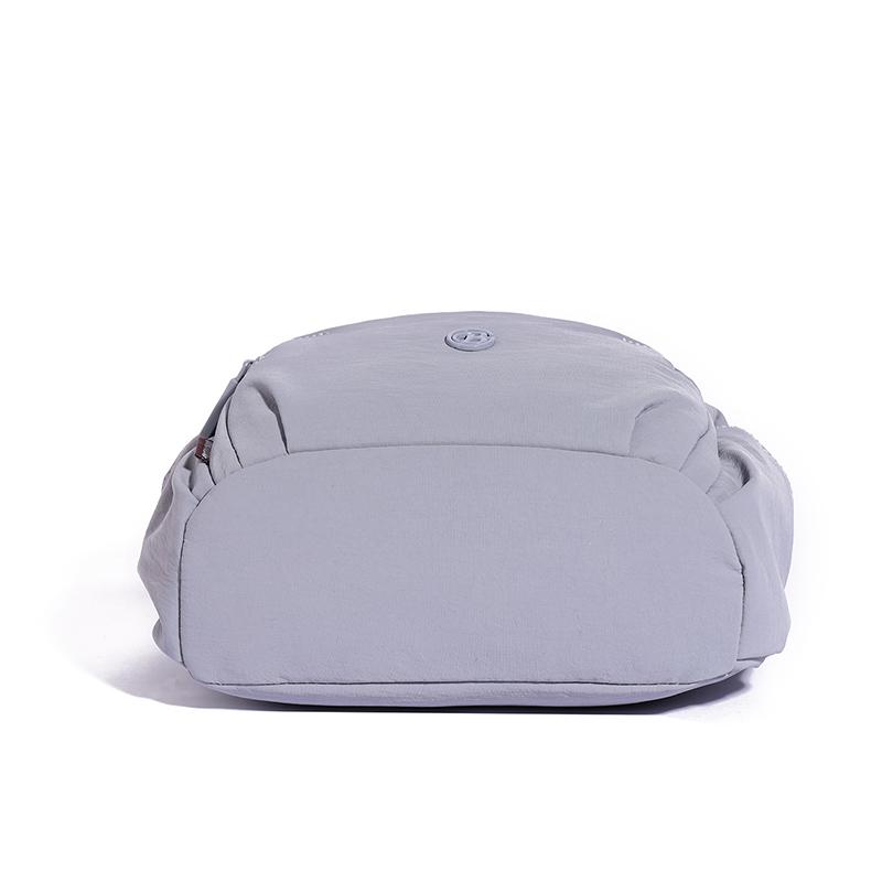 Borsa a tracolla leggera in nylon con tasca frontale con cerniera Borsa a spalla casual da donna per viaggi quotidiani