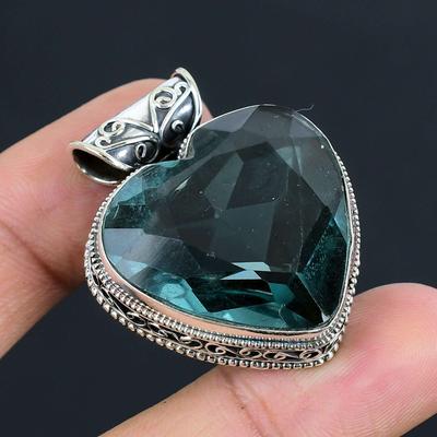 Granat Edelstein Anhänger Massiv 925 Sterling Silber Anhänger Schmuck Geschenk für Unisex