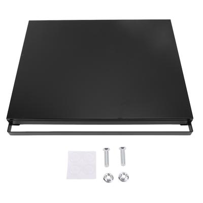 Coffee Machine Tray Carbon Steel Coffee Maker Countertop Moving Slider for Coffee Cup Black