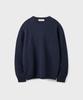 Yunionbeullu Cashmere Wool Crewneck Knit [Melange Navy]