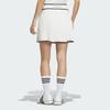 Adidas Primeknit Pleated Skirt Color Block Golf Comfortable Knitted Casual Skirt Women Skirts White IN6590