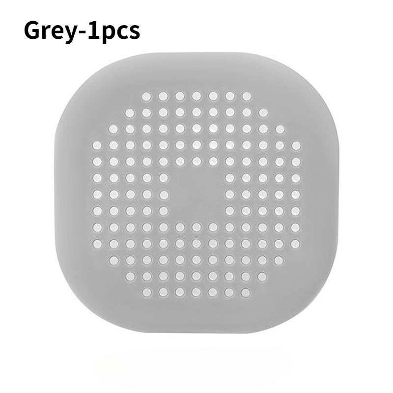 Silicone Floor Drain Sticker for Bathroom Kitchen Sewer Hair Filtration Anti Blocking Device Household Bathroom Floor Drain Mat