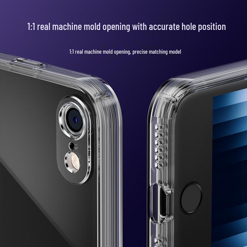 Pisen Transparent Anti-Fall TPU Phone Case for iPhone