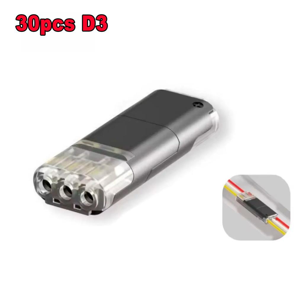 20/30/50/100pcs Waterproof Automotive Electrical Connector Sealed Dustproof Wire Terminal Strip for Car Wiring Cable Connection