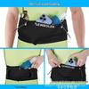 Marsupio da Corsa Ultra-sottile NEWBOLER: Delicato sulla pelle, Resistente all'usura, Grande capacità, Traspirante, Multifunzionale per Maratoneti.