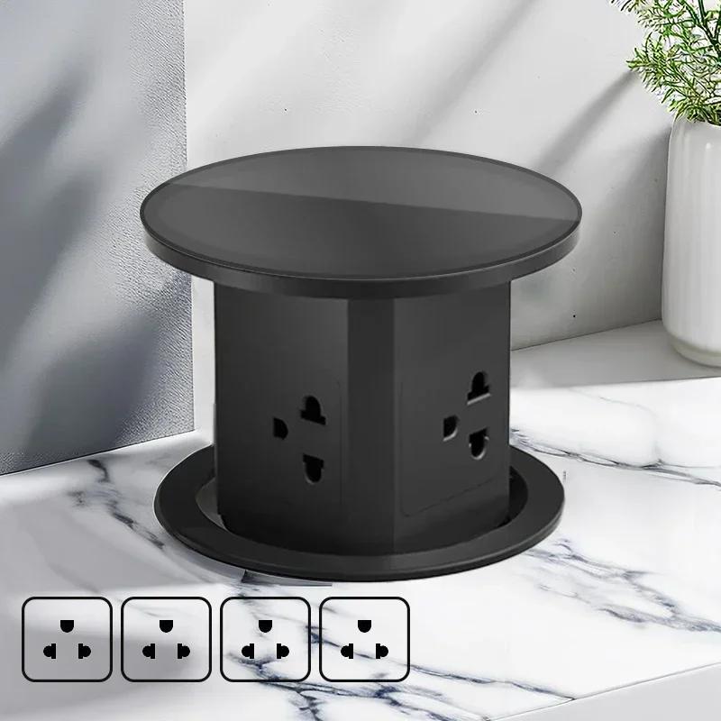 Lifting Socket Elevator Power Automatic Pop Up Tower Socket US UK AU Universal Plug Adapter USB Type-c Wireless Charge ,Hidden