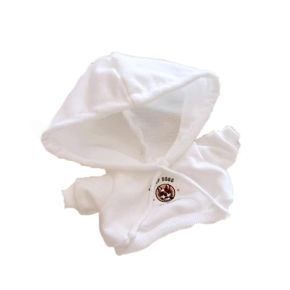 West Coast Labubu Doll's Hoodie Rap Dog 17cm Plush Dolls Clothes  Children Gift