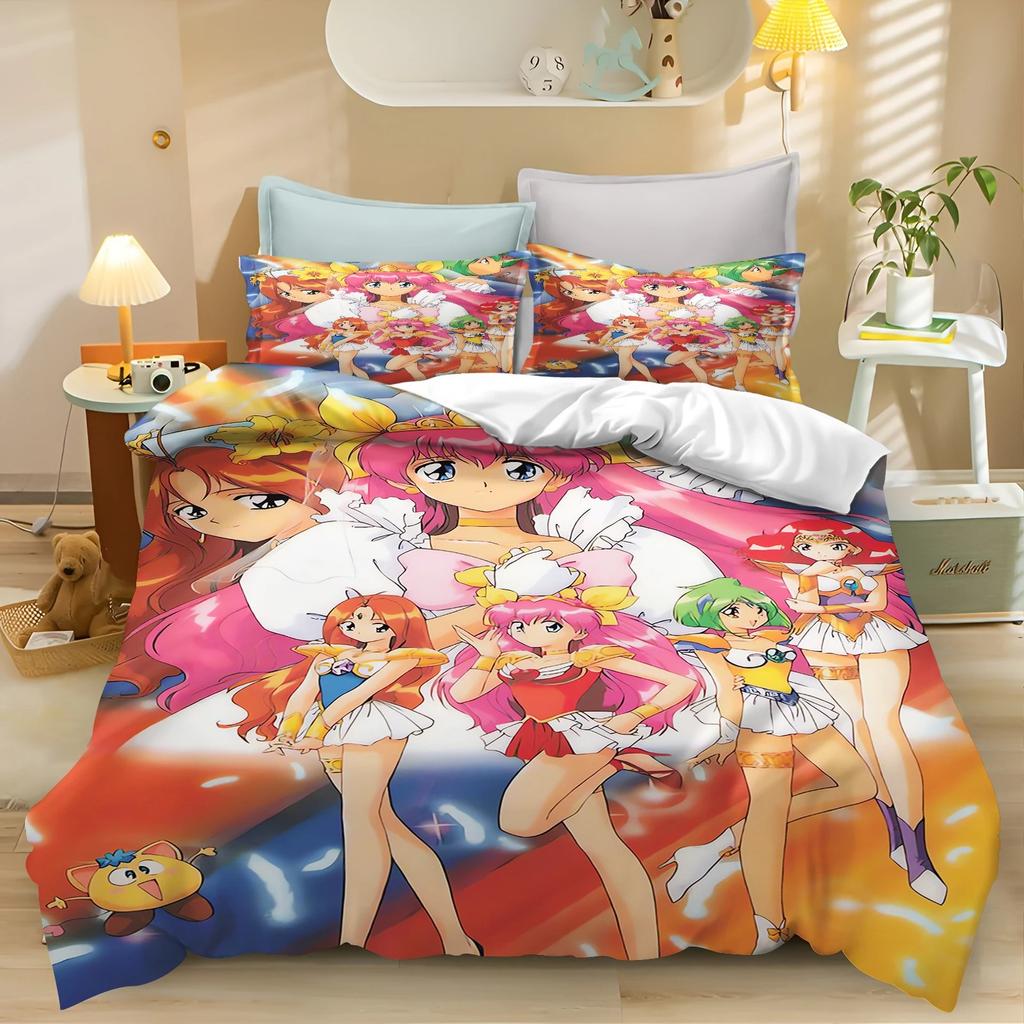 Catoon Bedding Set Cardcaptor SSakura Boys Girls Single/Double/Queen Size Duvet Cover Pillowcase Bed Kids Adult 2/3piece Set