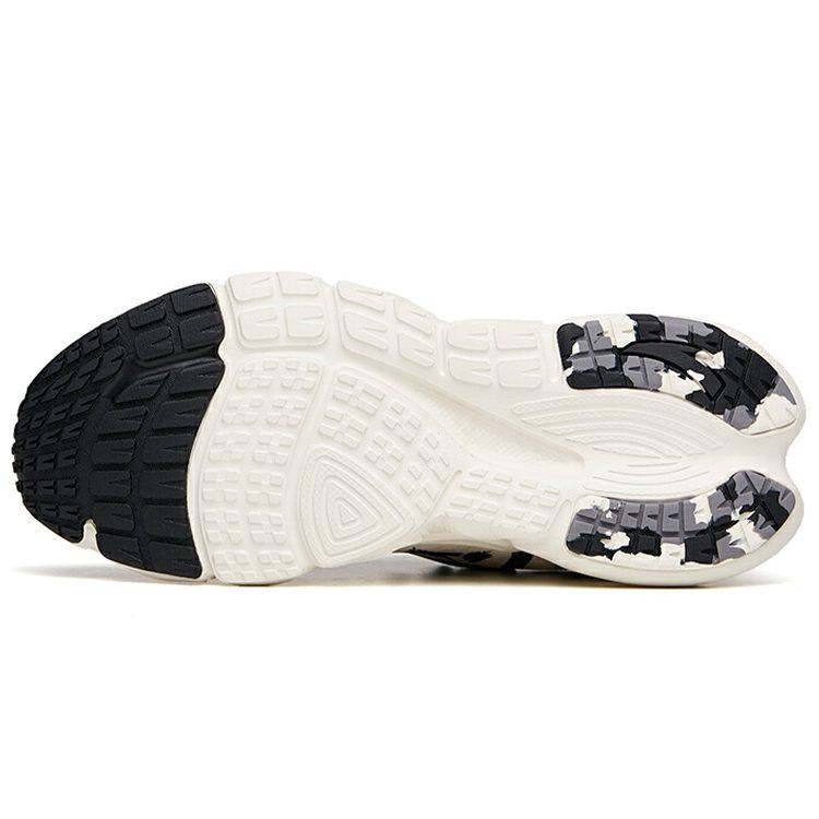 Anta Running Shoes Women's Low Top Ivory White/Black/Sandstorm Gray 122135590-3