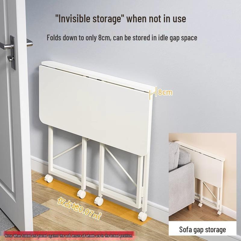 Multi-purpose Folding Table: Portable Computer Desk & Dining Table for Home & Study
