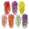 Artificial Hanging Flowers Large Morning Glory Flower UV Resistant Outdoor Hanging Plants Balcony Yard Garden Decor Wedding