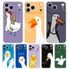 Cute Goose Duck Game Soft TPU Transparent Phone Case Cover for iPhone 17 16 15 14 13 12 11 Pro Max 17 Air Plus Shockproof Shell