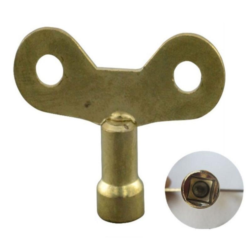 Faucet Key Replacement Square Hole Socket Radiator Plumbing Bleed Key Metal Faucet Accessories Easy to Operate