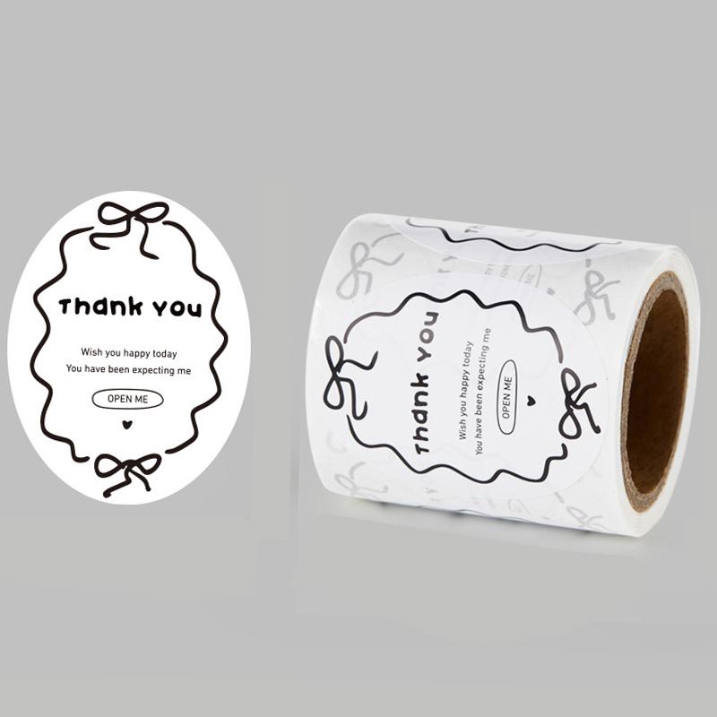 120Pcs Thank You Hava A Good Day! Sticker For Seal Labels Gift Label Business Handmade Stationery Stickers