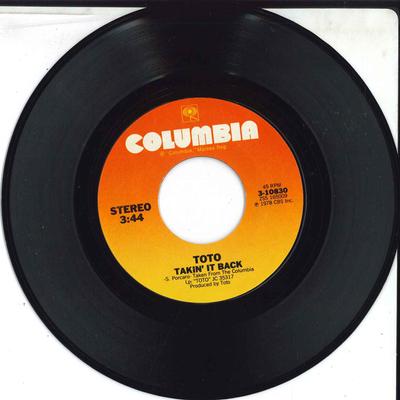 7inch Record TOTO - Hold The Line 310830 Columbia 1987 US Rock Used