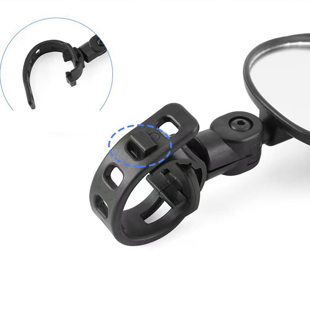 Road Bike Mirror Adjustable Rotatable Bicycles Rearview Mirror Handlebar Mount Mirror Mountain Road Bicycles Accessories